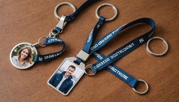 Porte clés tour de cou personnalisable : style et praticité réunis